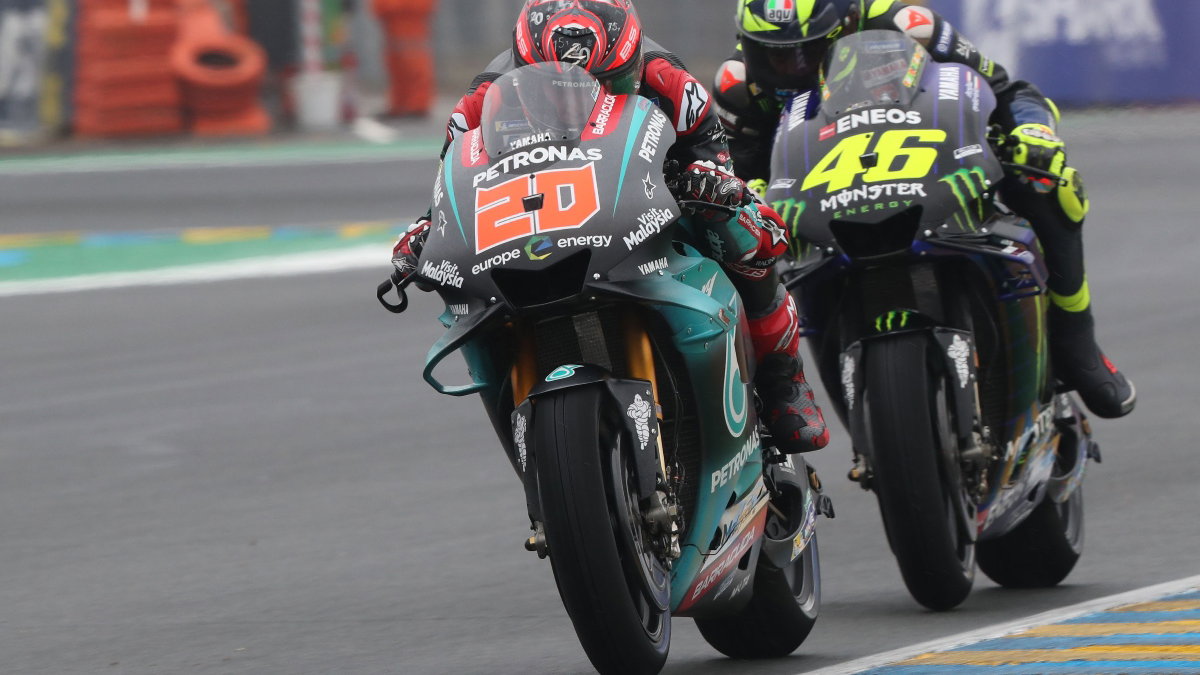 Fabio Quartararo - Petronas SRT Yamaha, Valentino Rossi - Yamaha Factory